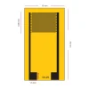 14 PI1 PET Flexible Interdigitated Electrode (IDE) for Gas Humidity and Biosensors