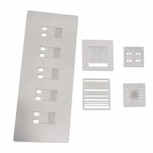 5 UM Precision Shadow Masks for IDEs, Microhole Arrays & Transistor Channels 2 UP1 5 UM Precision Shadow Masks for IDEs, Microhole Arrays & Transistor Channels