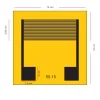 7 PI1 PET Flexible Interdigitated Electrode (IDE) for Gas Humidity and Biosensors