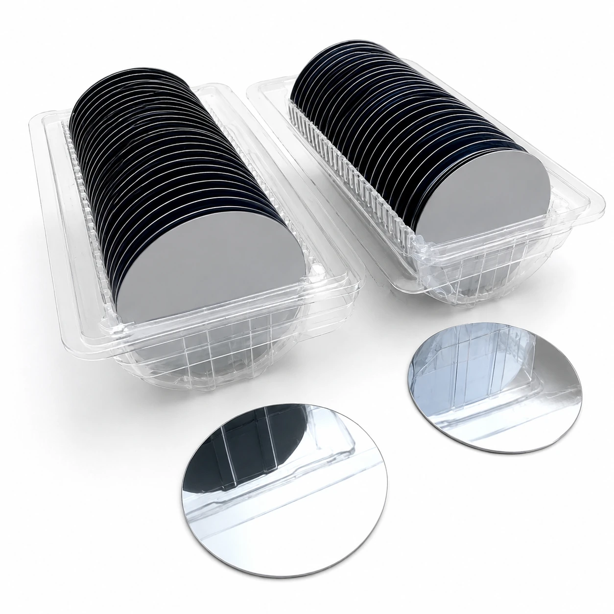 Prime-Grade DSP Silicon Wafers for Infrared Coating, 1–12 Inch