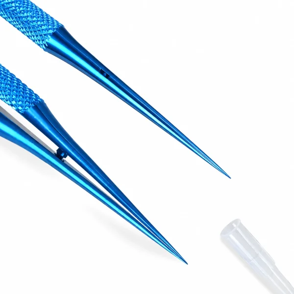 Titanium Alloy TEM Grid Tweezers, Straight & Curved Tips 3 TA1 Titanium Alloy TEM Grid Tweezers, Straight & Curved Tips