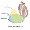 Double-Mesh Copper TEM Grids 2 DM1 200/200 Double-Mesh Copper TEM Grids, Bare / Carbon / Formvar Film