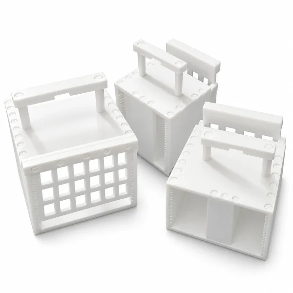 High-Chemical-Resistance PTFE Cleaning Basket 5 RP1 High-Chemical-Resistance PTFE Cleaning Basket