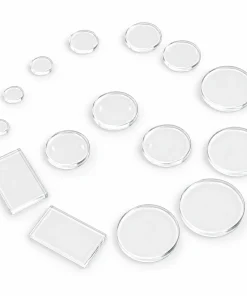 Alternative view of KI1 KBr IR Window for FTIR Liquid Cell Testing, 41X23X4 MM