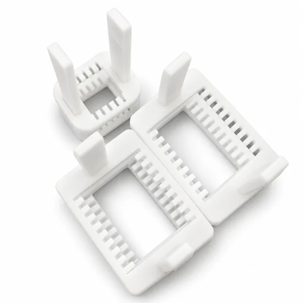 WP1 PTFE Cleaning Basket for ITO/FTO/AZO Glass & Silicon Wafers