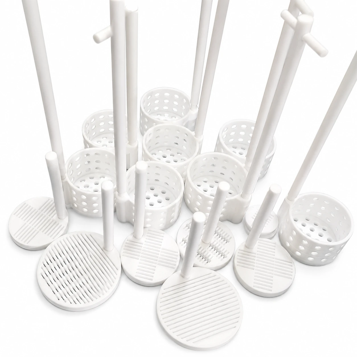 PTFE Cleaning Basket for Conductive Glass